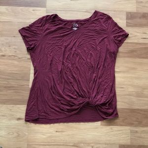 Deep Burgundy Blouse